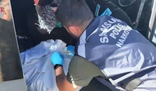 Atakum'da uyuşturucu operasyonu: 24 bin 640 hap ele geçirildi