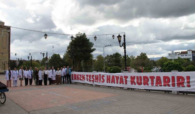 Çarşamba Tarihi Köprü'de Halk Sağlığı Haftası farkındalığı