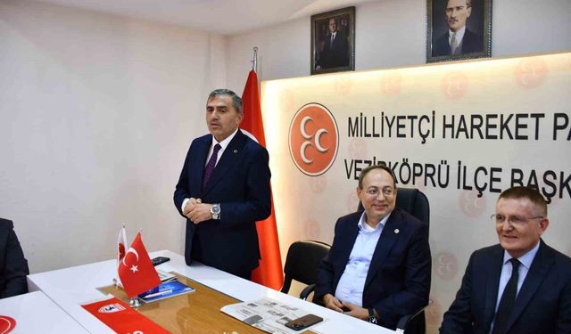 MHP'den Vezirköprü'ye hayırlı olsun ziyareti