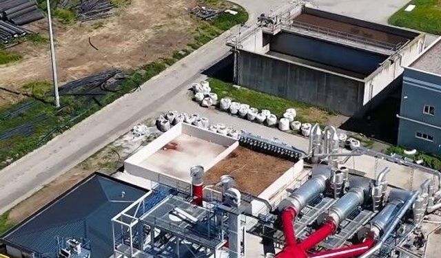 Samsun'da atık çamuru enerjiye dönüştürecek tesis kuruldu