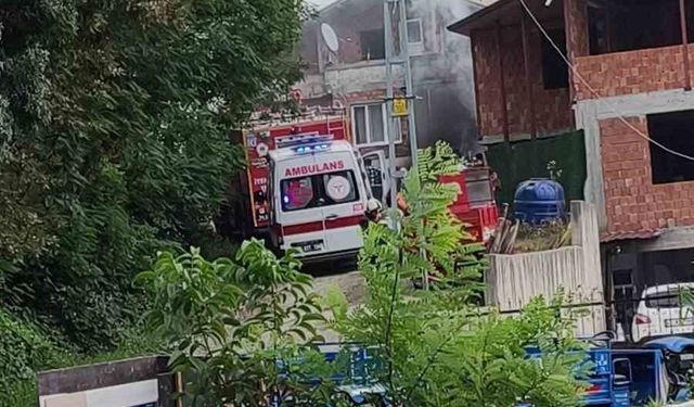 Samsun'da ev yangını: 1 ölü