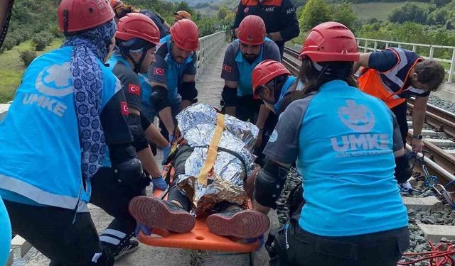Samsun'da UMKE Saha Tatbikatı