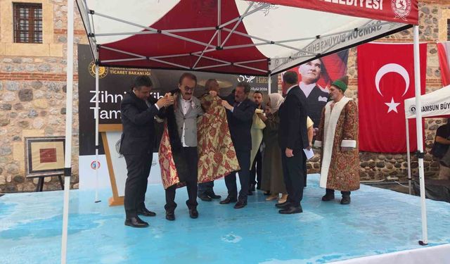 Samsun'da yağmur altında Ahilik Haftası kutlaması
