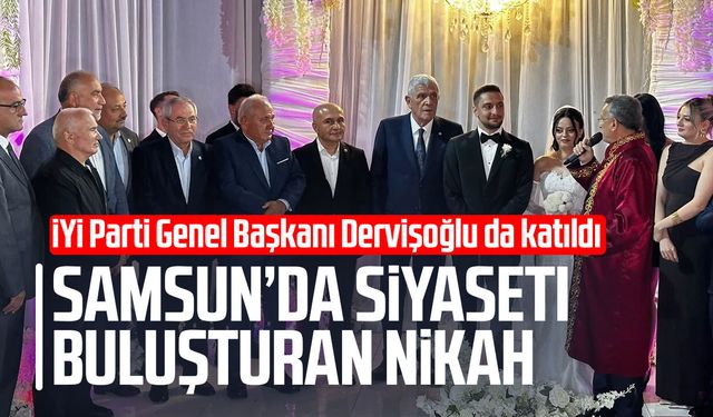 Aksoy ve Güdür ailelerinin mutlu günü! Siyasiler nikahta buluştu