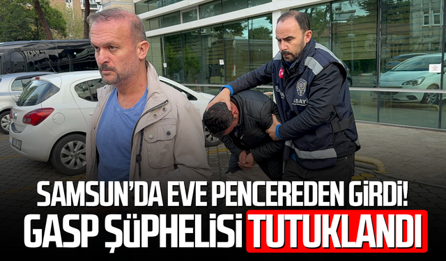 Pencereden eve girip bıçak tehdidiyle cüzdan gasp eden şahıs tutuklandı