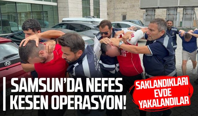 Öldürmeye teşebbüsten 15 yıl hapis cezasıyla aranan hükümlü saklandığı evde silahlarla yakalandı