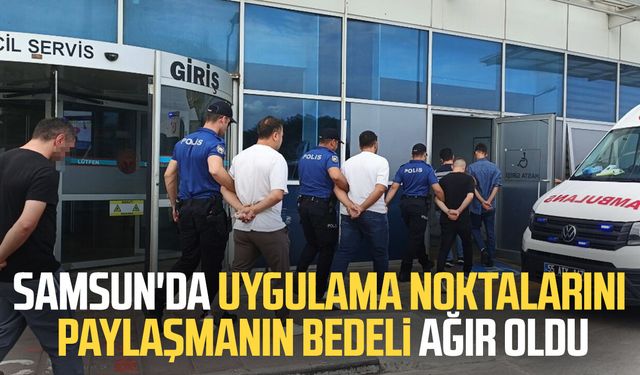 Bafra'da Sokaklar Güvende operasyonu: 10 gözaltı