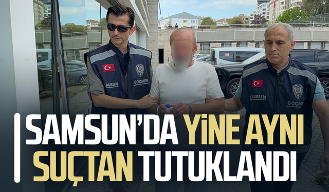 Kavak'ta samanlık yangını