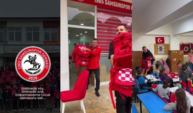 Samsunspor sevgisi büyüyor! Hedef 300 çocuk