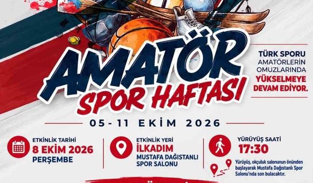Amatör Spor Haftası kutlamaları
