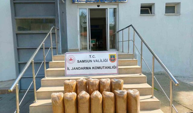 Atakum'da 60 kilo kıyılmış kaçak tütün ele geçirildi