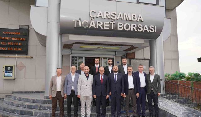 ÇTB Başkanı Yılmaz: 'Ortak hedefimiz Çarşamba'nın üretim ve ticaret gücünü daha ileriye taşımak'