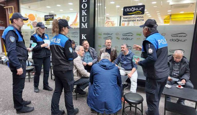 Esnaf ve vatandaşa güvenlik bilgilendirmesi