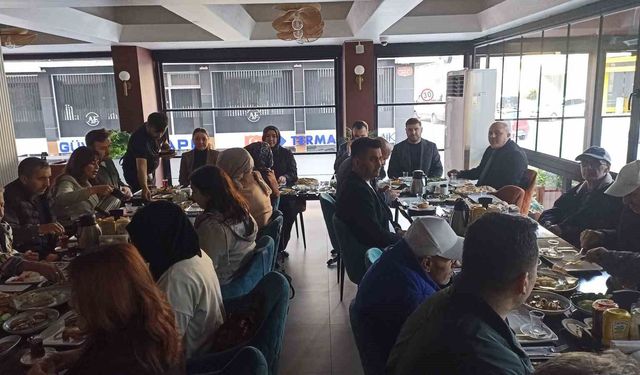 Havza'da engelli bireylerle kahvaltı buluşması