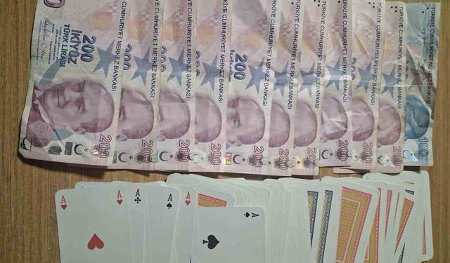 Kumar denetimlerinde 6 kişiye 69 bin 624 lira ceza