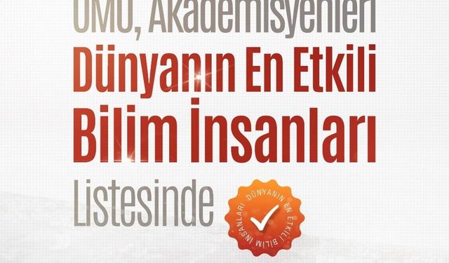 OMÜ'lü 18 akademisyen 'Dünyanın En Etkili Bilim İnsanları Listesi'nde