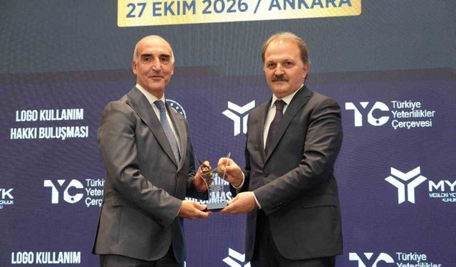OMÜ'ye Türkiye Yeterlilikler Çerçevesi ödülü