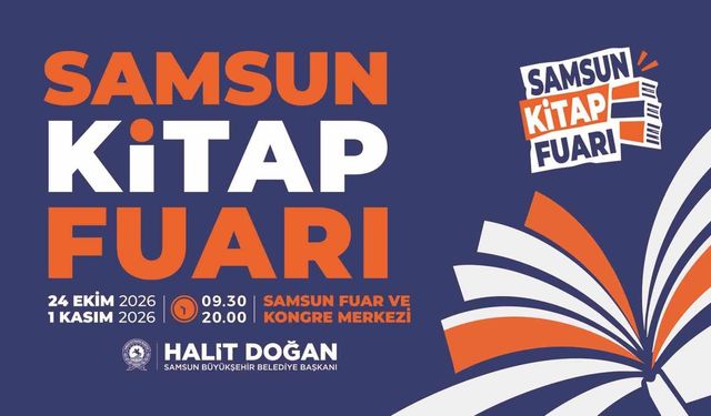 Samsun Kitap Fuarı 24 Ekim'de başlıyor