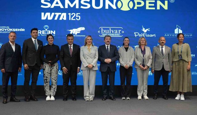 Samsun Open WTA 125 Uluslararası Kadınlar Tenis Turnuvası başladı