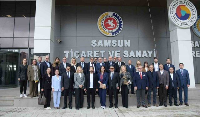 Samsun TSO'da yeni yatırım ve iş birlikleri görüşüldü