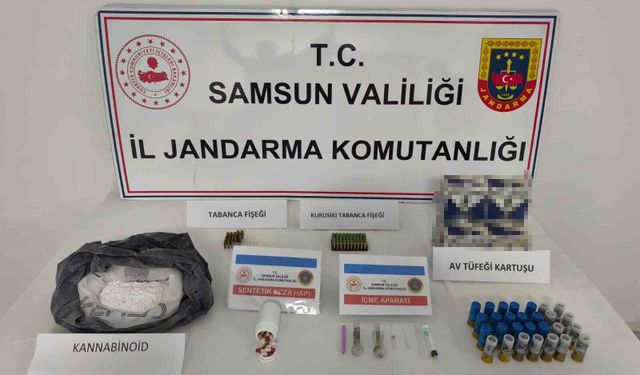 Samsun'da 1 kilo 99 gram bonzai ham maddesi ele geçirildi