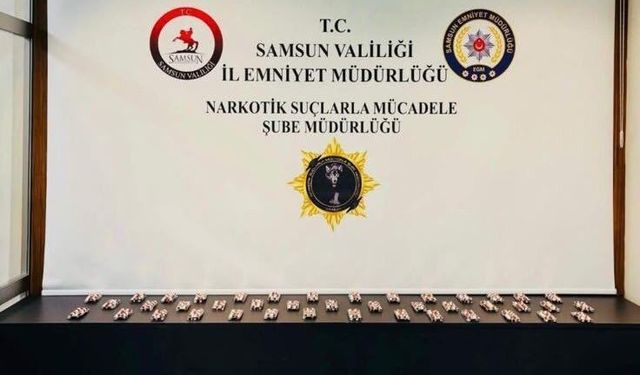 Samsun'da 2 bin 352 sentetik ecza ele geçirildi: 3 gözaltı