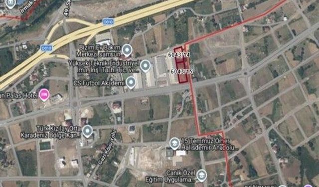 Samsun'da SGK'dan 6 adet arsa satışı