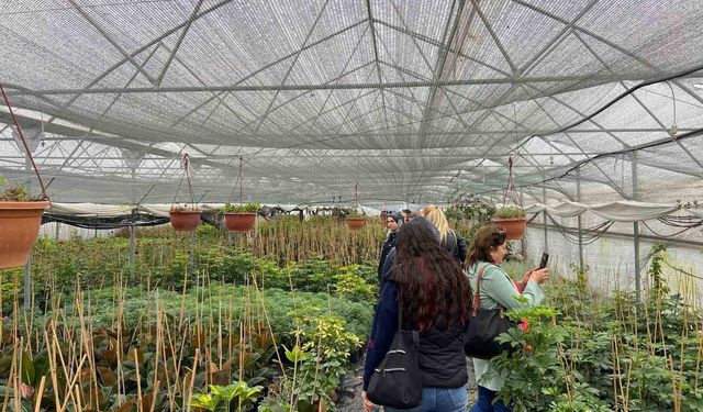 Samsun'da üreticiler modern tarımı yerinde öğreniyor