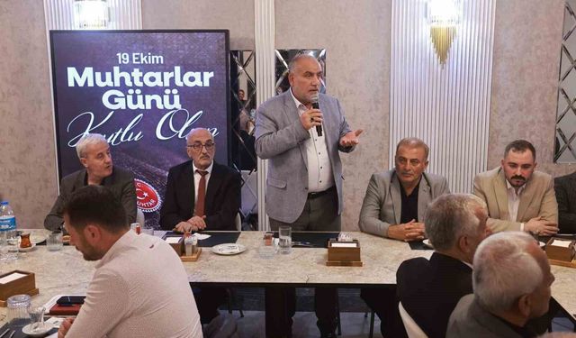 Sandıkçı'dan muhtarlara Muhtarlar Günü jesti