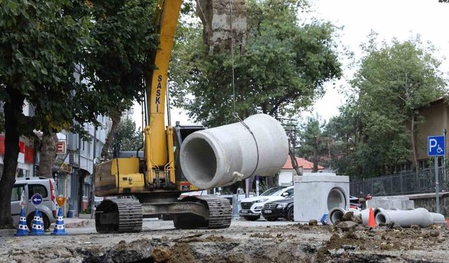 SASKİ'den İlkadım'da altyapı çalışması
