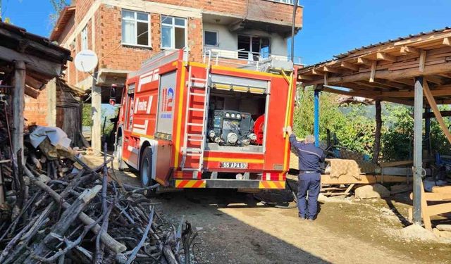 Vezirköprü'de yangın paniği