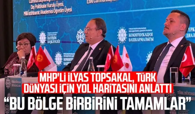 MHP'li İlyas Topsakal, Türk dünyası için yol haritasını anlattı