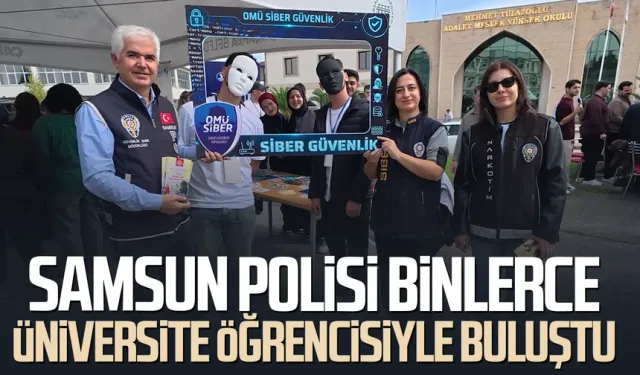 Samsun polisi 3 bin 250 üniversiteliyle buluştu