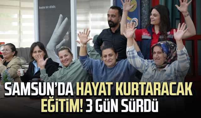 Samsun'da işitme engellilere yönelik ilk yardım farkındalık eğitimi