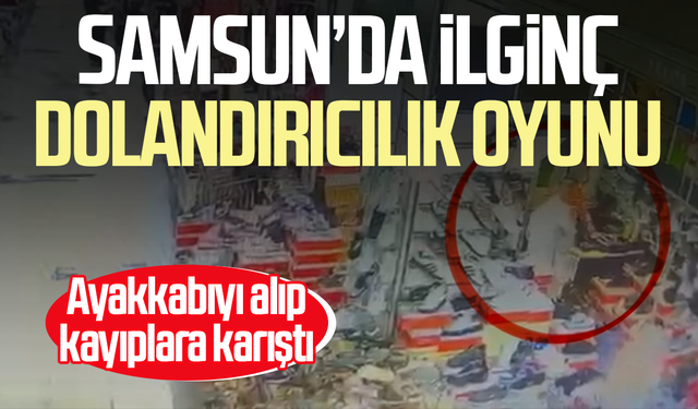 Spor ayakkabı almak için iş yerini dolandırdı