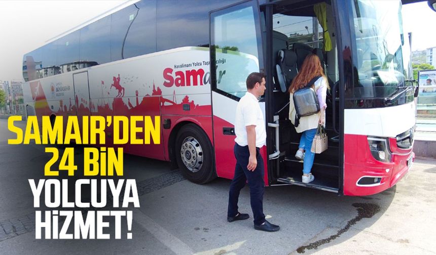 Samsun'da ulaşımda SAMAIR dönemi! 24 bin yolcuya hizmet