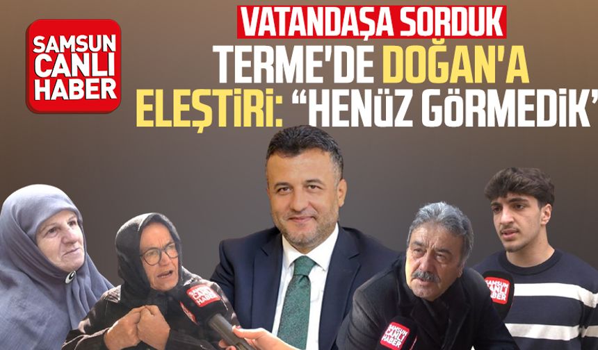 Termelilerden Halit Doğan'a sitem: Henüz görmedik