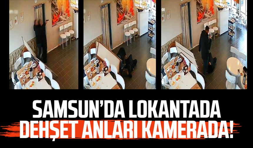 Samsun'da Pınar Altınel cinayetinde dehşet anları kamerada!