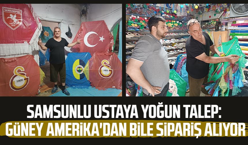 Samsunlu usta Mustafa Ersayın'a yoğun talep: Güney Amerika'dan bile sipariş alıyor