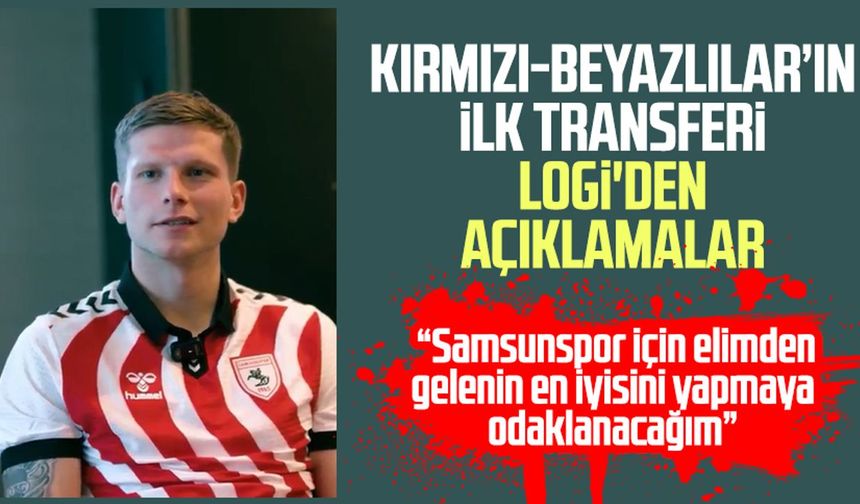 Samsunspor'un ilk transferi Logi Tomasson'dan açıklamalar