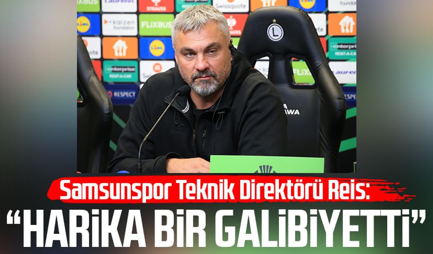 Samsunspor Teknik Direktörü Thomas Reis: "Harika bir galibiyetti"