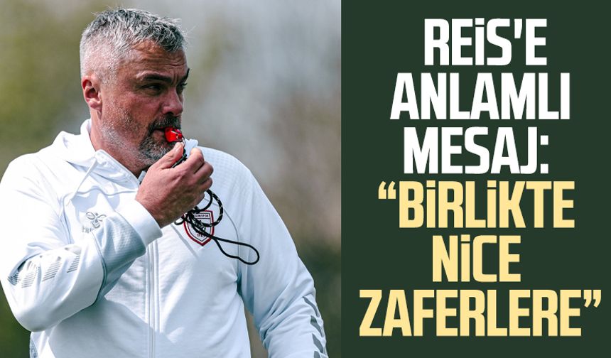 Samsunspor'dan Thomas Reis'e anlamlı mesaj: "Birlikte nice zaferlere"