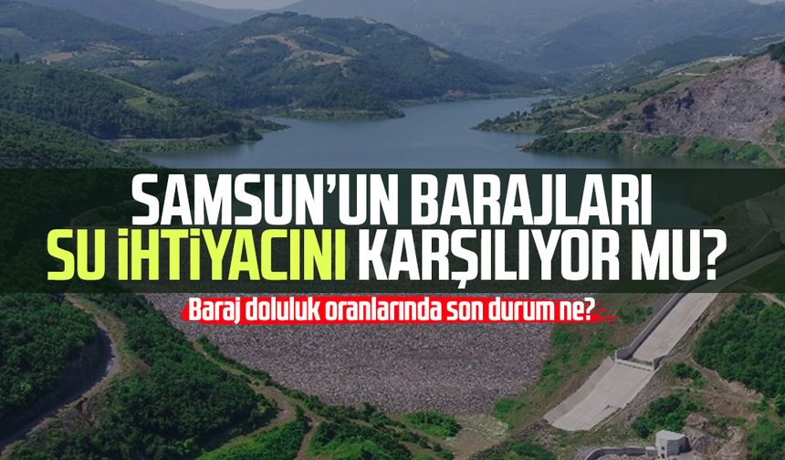 Samsun'un barajları su ihtiyacını karşılıyor mu?