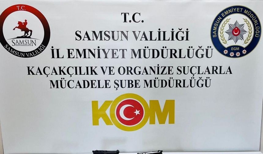 Kaçak silah operasyonunda 4 ruhsatsız tabanca ele geçirildi