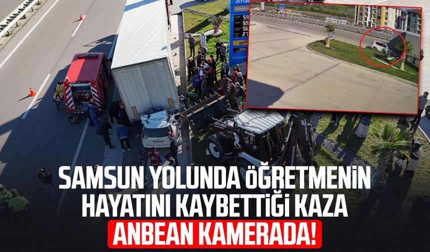 Samsun yolunda feci son: Engin Sipahi'nin kazası kamerada