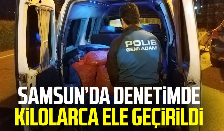 Samsun’da denetimde 200 kilo midye ele geçirildi