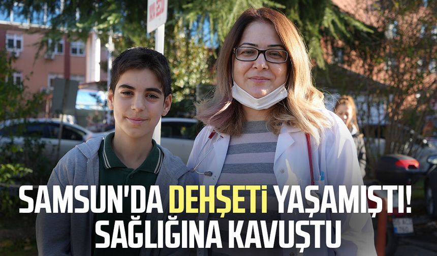 Samsun'da köpek saldırısına uğramıştı! Sağlığına kavuştu