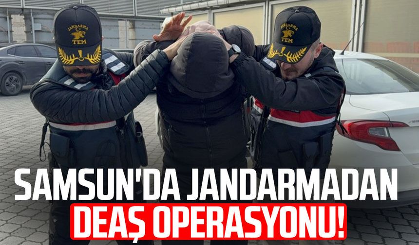 Jandarmadan DEAŞ operasyonu: 1 gözaltı
