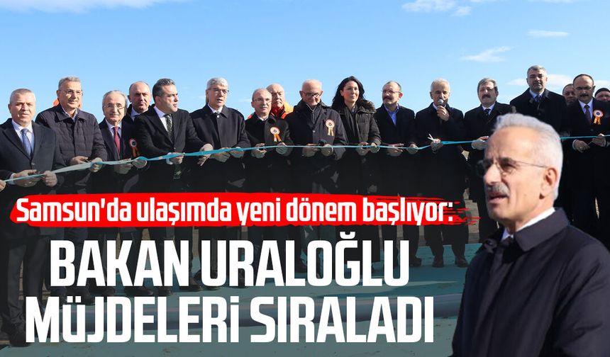Bakan Uraloğlu: 'Hızlı tren projesi tamamlandığında Ankara-Samsun arası 2,5 saate düşecek'