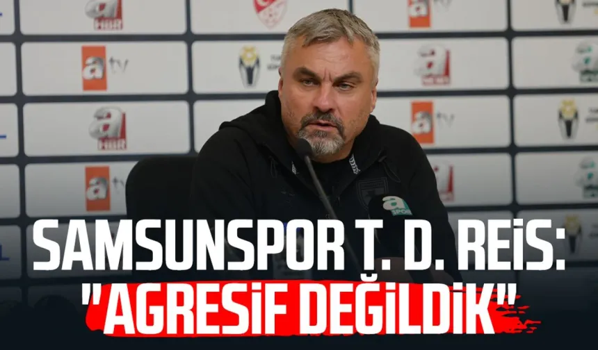 Samsunspor T. D. Thomas Reis: "Agresif değildik"